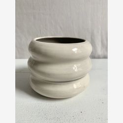 Cache-pot wavy | Porcelaine