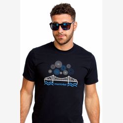 Jacques Cartier bridge T-shirt for men Montreal