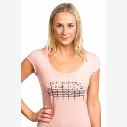 Women's pink T-shirt - Farine Five Roses