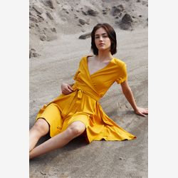 [Over-order] Laura - Bamboo wrap dress