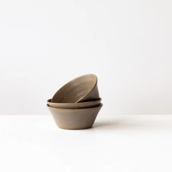 Grey Stoneware Blooming Bowl