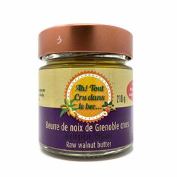 Beurre de noix de Grenoble crues biologiques