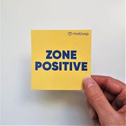 Zone positive - Collant à ordinateur