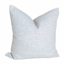 Designer gray pillow cover 20x20 same fabric both side, textured gray and white pillow cover, modern farmhouse traditionnal pillow grey,