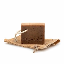 Savon en barre - Fêves de tonka  + Grués de cacao
