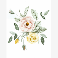 Illustration - Duo fleurs
