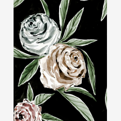 Illustration - Trio roses