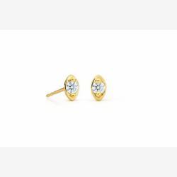 Boucles d'oreilles Luna - Or jaune et diamants