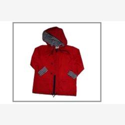 Waterproof men nylon red coat (05)