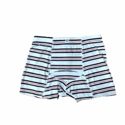Men's Boxer BAMBOO striped navy red and white