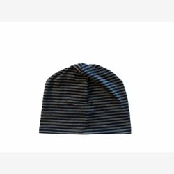 Hat Yo (longer) grey striped navy