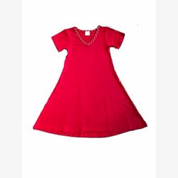 Short dress Woman in red BAMBOU