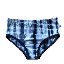 Women's BAMBOO High Waisted Tie Dye black lines - Copy