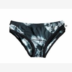 Women's BAMBOO Low Rise Tie Dye Black with Round