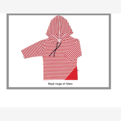 Mariner unisexe red and white long sleeve t-shirt (0501)