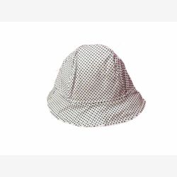 Cotton sun hat with marine fish lining