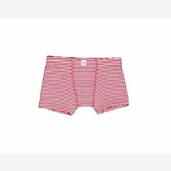 Red and white thin row boys boxer (0501re)