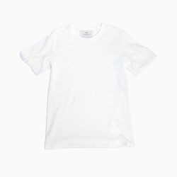 T-shirt classique | Unisexe | Blanc | Jersey peigné 7 oz