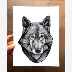 Wolf Like Me 8.5x11 Limited Edition Print