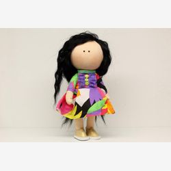 Madlen doll, Handmade doll,  Fabric dolls, Textile Dolls
