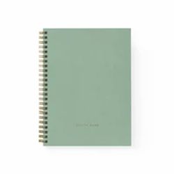 Mint Cloth Spiral Notebook