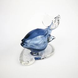 Blown glass whale by La Charp