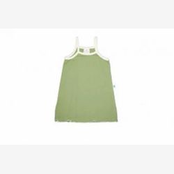 Dust jacket spaghetti straps in green BAMBOO (29bs)