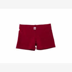 Children's short leggings red