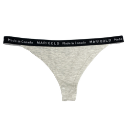 The seductive - Beige bamboo thong with elastic band