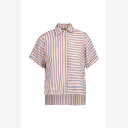 Nela - Beige striped shirt
