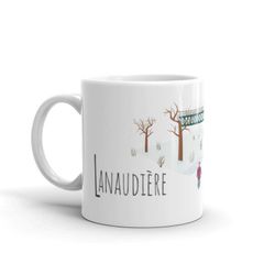 Ceramic Mug | Mug | Quebec Mug | Illustration Lanaudière | Quebec Region | Illustration Québec