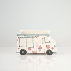 Porcelain Ice Cream Truck Ice Cream Cover - Small