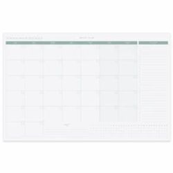 Monthly Planner Desk Pad - Lichen