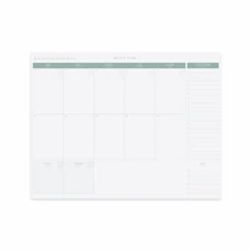 Weekly Planner Desk Pad - Lichen