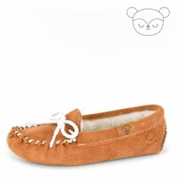 Lallo Brown kid moccasin