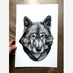 Wolf Like Me 12x18 Limited Edition Prints