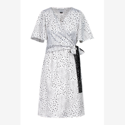 Romana - Printed wrap dress
